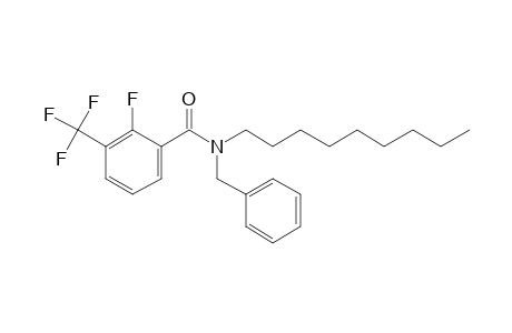 Benzamide, 2-fluoro-3-trifluoromethyl-N-benzyl-N-nonyl-