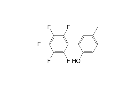 4-Methyl-2-(2,3,4,5,6-pentafluorophenyl)phenol