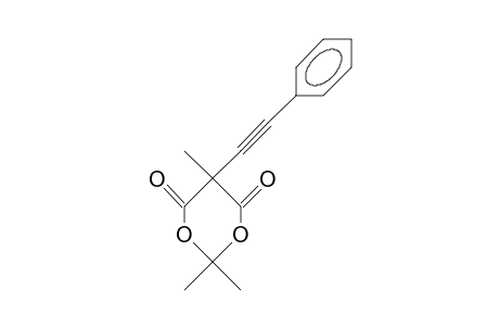 2,2,5-Trimethyl-5-(phenylethynyl)-1,3-dioxane-4,6-dione