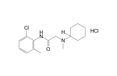 6'-Chloro-2-(cyclohexylmethylamino)-o-acetotoluidide, monohydrochloride