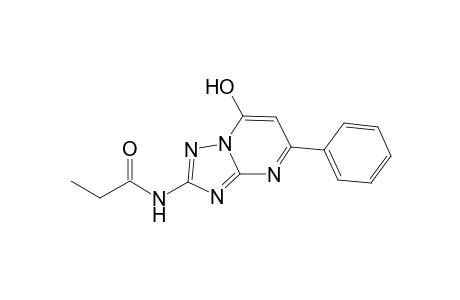 Propanamide, N-(7-hydroxy-5-phenyl-1,2,4-triazolo[1,5-a]pyrimidin-2-yl)-