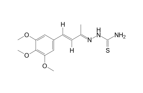 trans-4-(3,4,5-trimethoxyphenyl)-3-buten-2-one, thiosemicarbazone