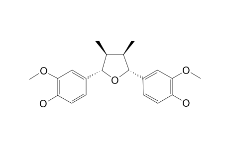 REL-(8R,8'S)-DIMETHYL-(7R,7'S)-BIS-(4-HYDROXY-3-METHOXYPHENYL)-TETRAHYDROFURAN