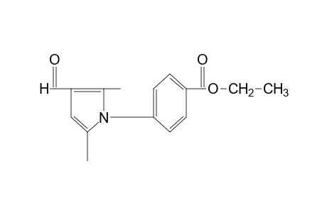 p-(2,5-dimethyl-3-formylpyrrol-1-yl)benzoic acid, ethyl ester