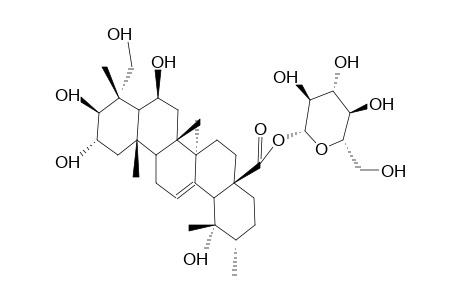 28-O-beta-D-GLUCOPYRANOSYL 6beta,23-DIHYDROXYTORMENTIC ACID