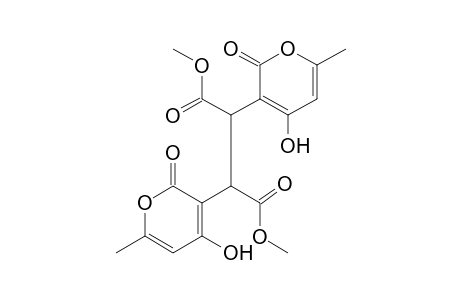 2,3-bis(4-hydroxy-6-methyl-2-oxo-2H-pyran-3-yl)succinic acid, dimethyl ester