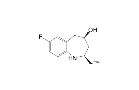 7-Fluoro-cis-2-vinyl-2,3,4,5-tetrahydro-1H-benzo[b]azepin-4-ol