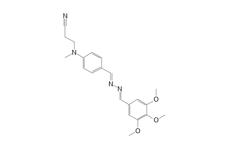 p-[(2-cyanoethyl)methylamino]benzaldehyde, azine with 3,4,5-trimethoxybenzaldehyde