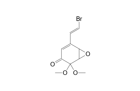 3-(2-Bromoethenyl)-6,6-dimethoxy-4,5-epoxycyclohex-2-en-1-one