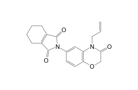 1H-Isoindole-1,3(2H)-dione, 2-[3,4-dihydro-3-oxo-4-(2-propenyl)-2H-1,4-benzoxazin-6-yl]-4,5,6,7-tetrahydro-