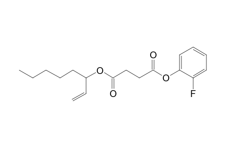 Succinic acid, 2-fluorophenyl oct-1-en-3-yl ester