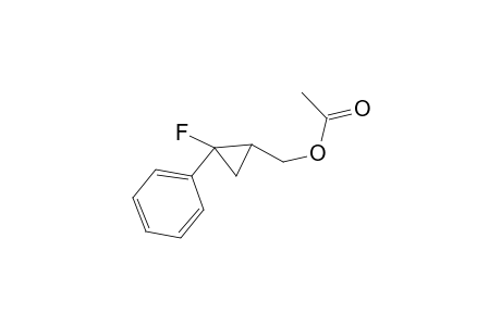 Acetic acid 2-fluoro-2-phenyl-cyclopropylmethyl ester