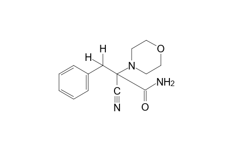 alpha-BENZYL-alpha-CYANO-4-MORPHOLINEACETAMIDE