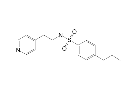 4-Propyl-N-[2-(4-pyridyl)ethyl]benzenesulfonamide