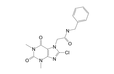 Acetamide, N-benzyl-2-(8-chloro-1,3-dimethyl-2,6-dioxo-1,2,3,6-tetrahydropurin-7-yl)-