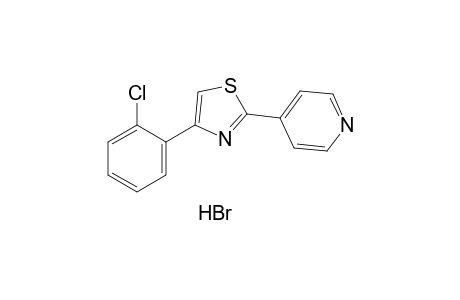 4-[4-(o-chlorophenyl)-2-thiazolyl]pyridine, monohydrobromide