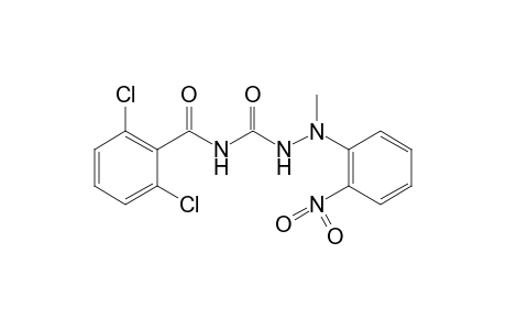 4-(2,6-dichlorobenzoyl)-1-methyl-1-(o-nitrophenyl)semicarbazide