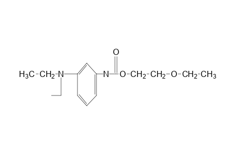 m-(diethylamino)carbanilic acid, 2-ethoxyethyl ester