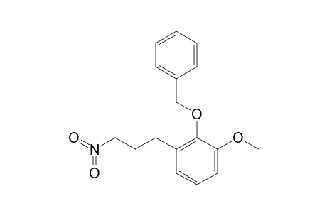 2-Benzyloxy-1-methoxy-3-(3-nitropropyl)benzene