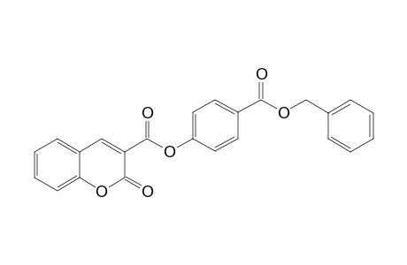 4-[(Benzyloxy)carbonyl]phenyl 2-oxo-2H-chromene-3-carboxylate