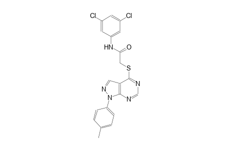 N-(3,5-dichlorophenyl)-2-{[1-(4-methylphenyl)-1H-pyrazolo[3,4-d]pyrimidin-4-yl]sulfanyl}acetamide