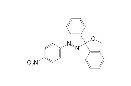 diphenyl[(p-nitrophenyl)azo]methyl methyl ether