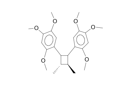 ANDAMANICIN ; 1alpha,2beta,3beta,4alpha-1,2-DIMETHYL-3,4-BIS-(2,4,5-TRIMETHOXY-PHENYL)-CYCLOBUTANE