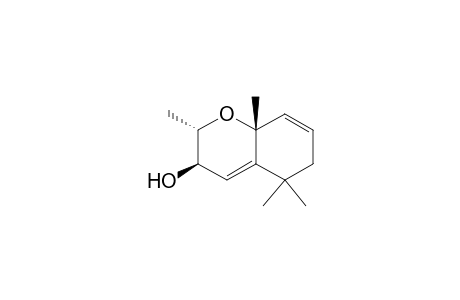 2H-1-Benzopyran-3-ol, 3,5,6,8a-tetrahydro-2,5,5,8a-tetramethyl-, (2.alpha.,3.beta.,8a.beta.)-