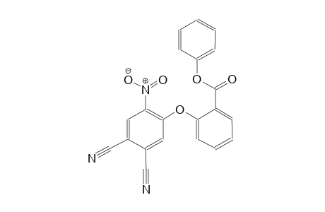 phenyl 2-(4,5-dicyano-2-nitrophenoxy)benzoate