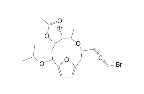 (6R,7S)-6-Bromo-3-(3'-bromopropa-1',2'-dienyl)-9-isopropoxy-5-methyl-4,13-dioxabicyclo[8.2.1]trideca-10,12-dien-7-ol-acetate