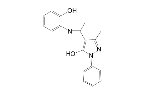 4-[1-(2-Hydroxyphenyl)iminoethyl]-3-methyl-1-phenyl-5-hydroxypyrazole