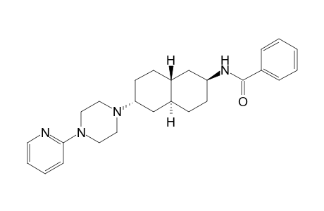 N-[(2S,4aS,6R,8aR)-6-(4-pyridin-2-ylpiperazin-1-yl)-1,2,3,4,4a,5,6,7,8,8a-decahydronaphthalen-2-yl]benzamide