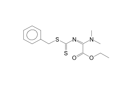 2-BENZYLTHIO-4-ETHOXYCARBONYL-4-DIMETHYLAMINO-1-THIA-3-AZABUTADIENE-1,3
