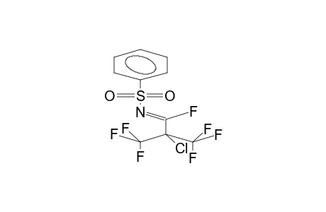 ALPHA-CHLOROHEXAFLUOROISOBUTYRIC ACID, N-BENZENESULPHONYLIMIDOYLFLUORIDE