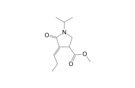 (4E)-1-isopropyl-5-keto-4-propylidene-pyrrolidine-3-carboxylic acid methyl ester