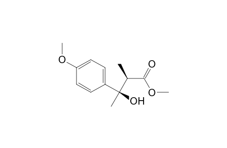 Syn-methyl-3-hydroxy-3-(4-methoxyphenyl)-2-methylbutanoate