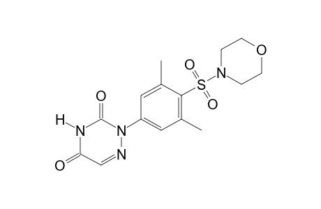 2-[4-(morpholinosulfonyl)-3,5-xylyl)-3,5-xylyl]-as-triazine-3,5(2H,4H)-dione