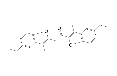 2,2'-(oxoethylene)bis[5-ethyl-3-methylbenzofuran]