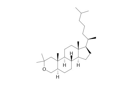 2,2-Dimethyl-3-oxa-5.alpha.-cholestane