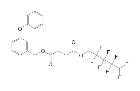 Succinic acid, 2,2,3,3,4,4,5,5-octafluoropentyl 3-phenoxybenzyl ester