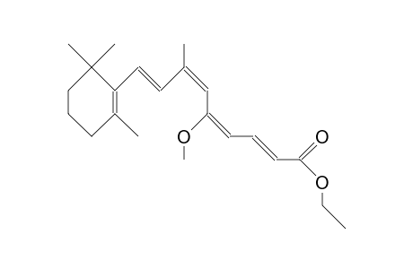 5-Methoxy-7-methyl-9-(2,6,6-trimethyl-1-cyclohexen-1-yl)-(2E,4Z,6Z,8E)-2,4,6,8-nonatetraenoic acid, ethyl ester