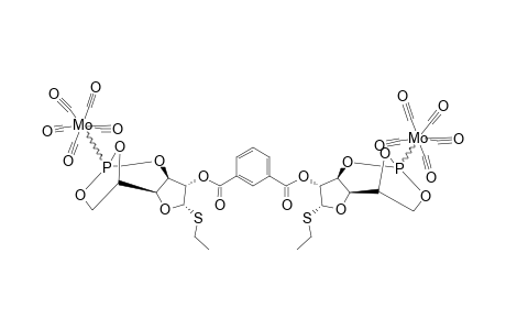 #4B;(OC-6-22)-MU-[2,2'-BIS-(3,5,6-BICYCLOPHOSPHITE-ETHYL-1-THIO-ALPHA-D-GLUCOFURANOSIDE)-(1,3-BENZENEDICARBOXYLATE)-KAPPA-P,P']-BIS-[PENTACARBONYLMOLYBDENUM-0]