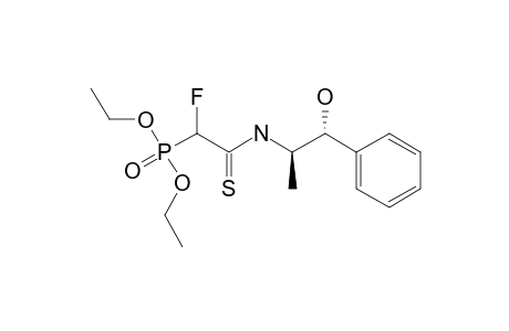 DIETHYL-1-FLUORO-2-[(2-HYDROXY-1-METHYL-2-PHENYLETHYL)-AMINO]-2-THIOXOETHYLPHOSPHONATE;DIASTEREOMER-1