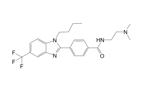 4-[1-butyl-5-(trifluoromethyl)benzimidazol-2-yl]-N-(2-dimethylaminoethyl)benzamide