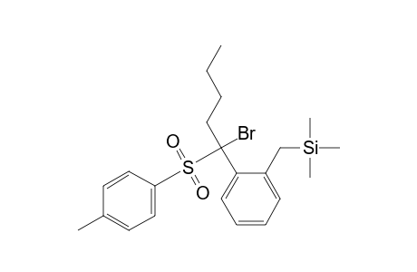 [2-(1-bromo-1-tosyl-pentyl)benzyl]-trimethyl-silane