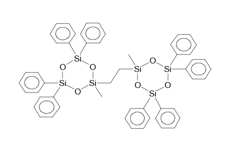 1,2-bis(1-Methyl-3,3,5,5-tetraphenyl-2,4,6-trioxa-1,3,5-trisilacyclohex-1-yl)ethane