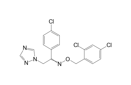 Ethanone, 1-(4-chlorophenyl)-2-(1H-1,2,4-triazol-1-yl)-, O-[(2,4-dichlorophenyl)methyl]oxime