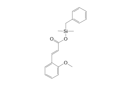 2-Methoxycinnamic acid, benzyldimethylsilyl ester