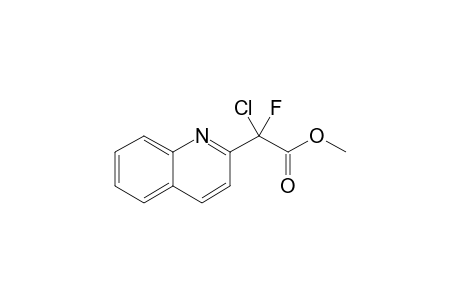 Methyl 2-chloro-2-fluoro-2-(2'-quinolinyl)acetate