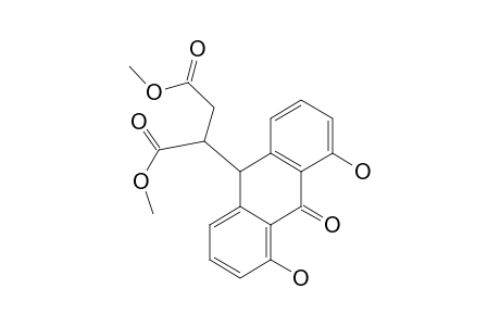 1,8-Dihydroxy-10-(1,2-bis(methoxycarbonyl)ethyl)-9(10H)-anthracenone